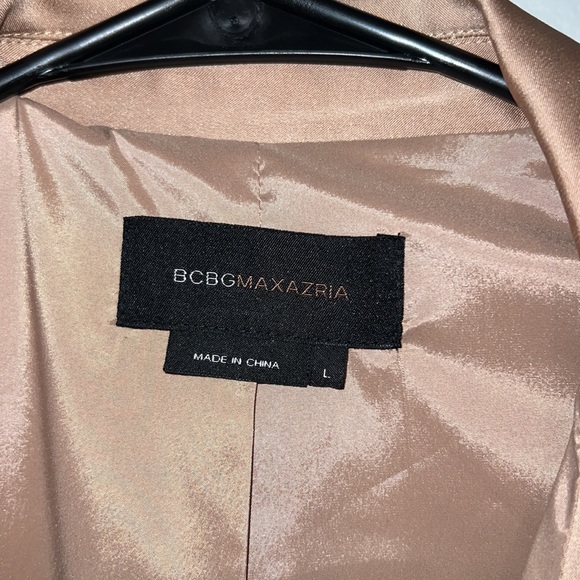BCBGMAXARIA Satin Peplum Blazer - Picture 4 of 12
